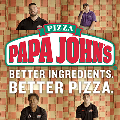 Papa "John's Pizza Art"