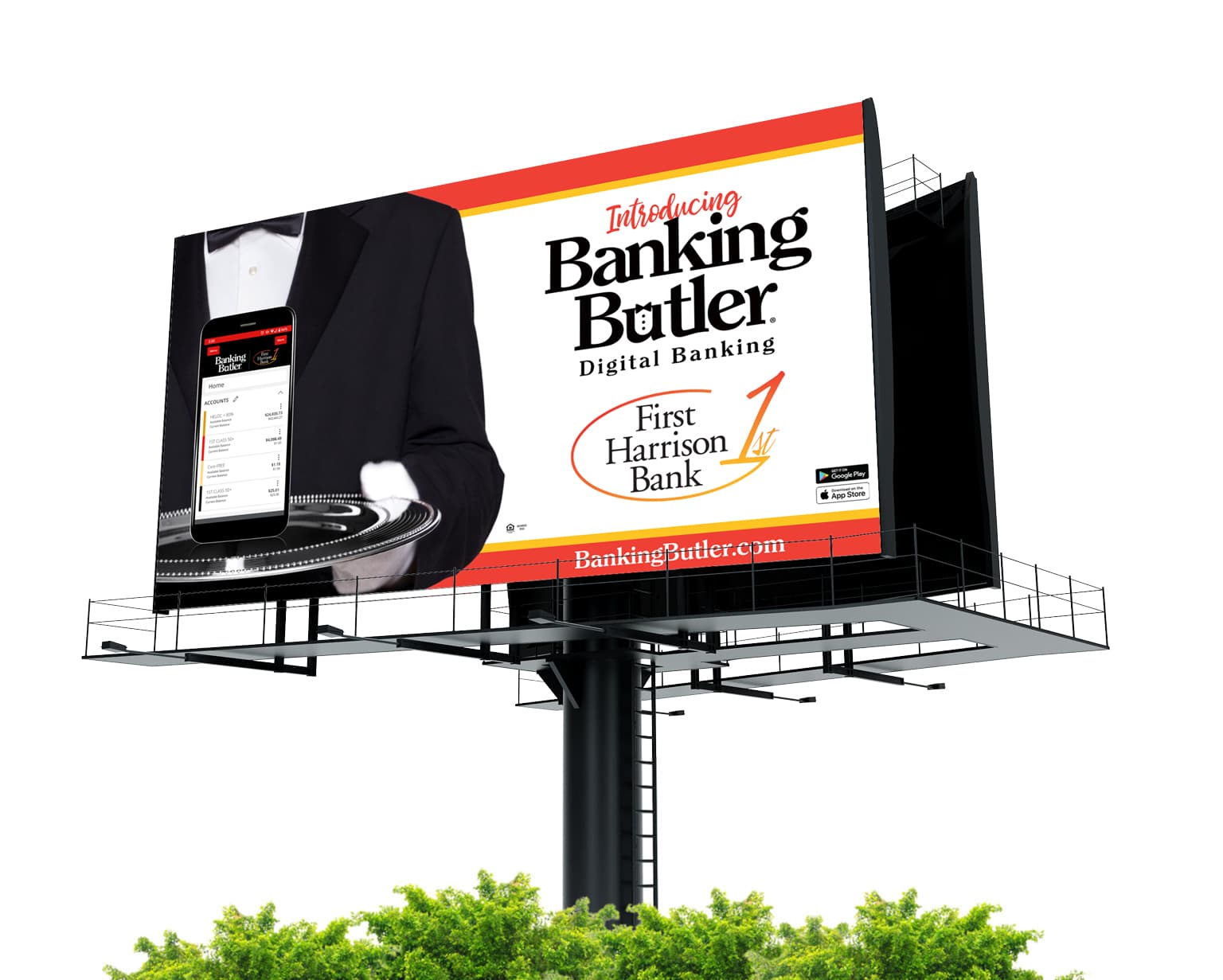 Banking Butler new digital banking platform First Harrison Bank