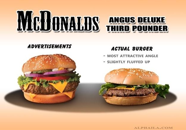 C360 Truth in Advertising - Burger Comparison