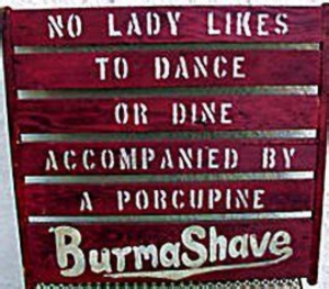 C360 Blog - Outdoor Advertising Burma Shave